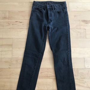Tory burch jeans size 24 charcoal grey